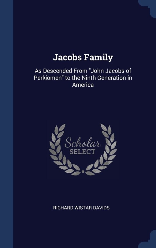 Front cover_Jacobs Family