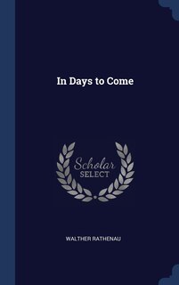 Couverture_In Days to Come