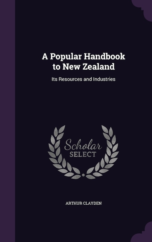 Front cover_A Popular Handbook to New Zealand