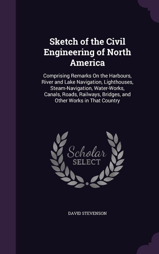 Front cover_Sketch of the Civil Engineering of North America