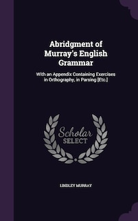 Front cover_Abridgment of Murray's English Grammar