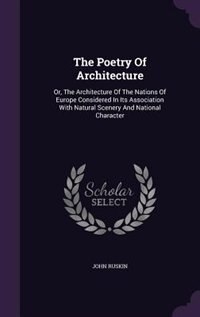 Couverture_The Poetry Of Architecture