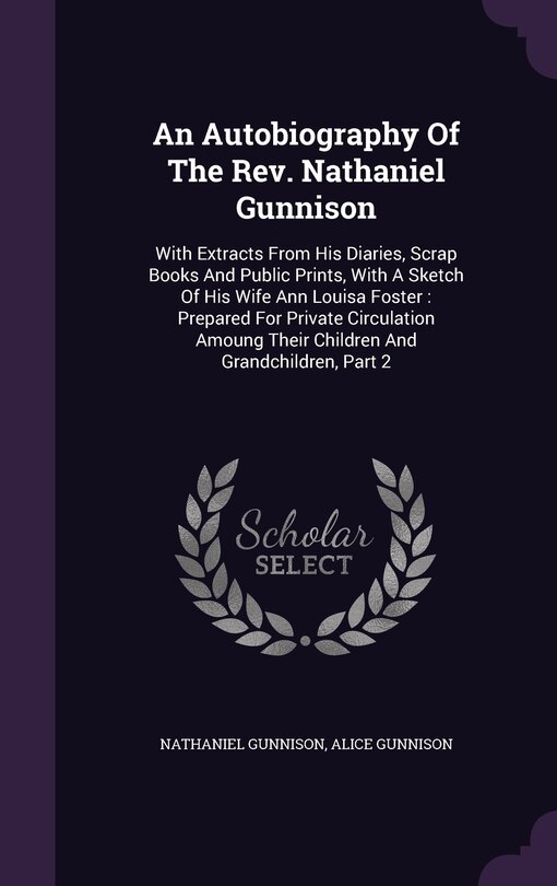 Front cover_An Autobiography Of The Rev. Nathaniel Gunnison