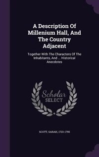 Couverture_A Description Of Millenium Hall, And The Country Adjacent