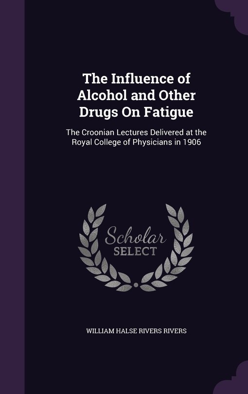 Couverture_The Influence of Alcohol and Other Drugs On Fatigue