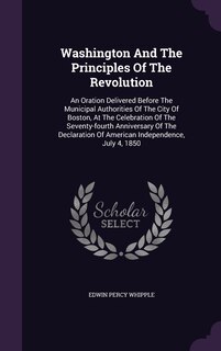 Couverture_Washington And The Principles Of The Revolution