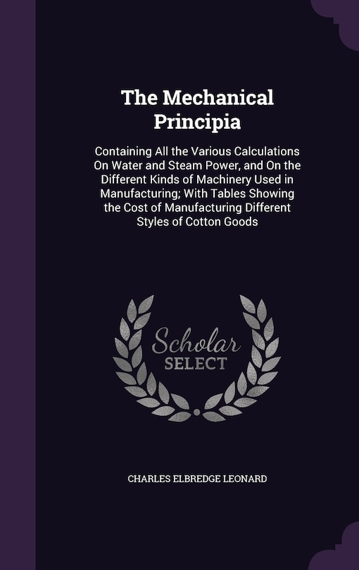 Front cover_The Mechanical Principia