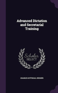 Front cover_Advanced Dictation and Secretarial Training