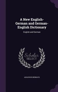 Couverture_A New English-German and German-English Dictionary