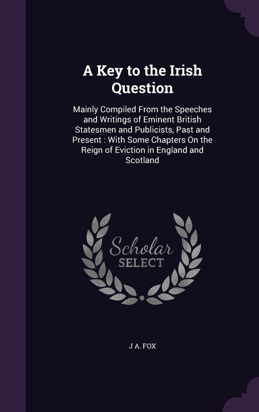 Couverture_A Key to the Irish Question