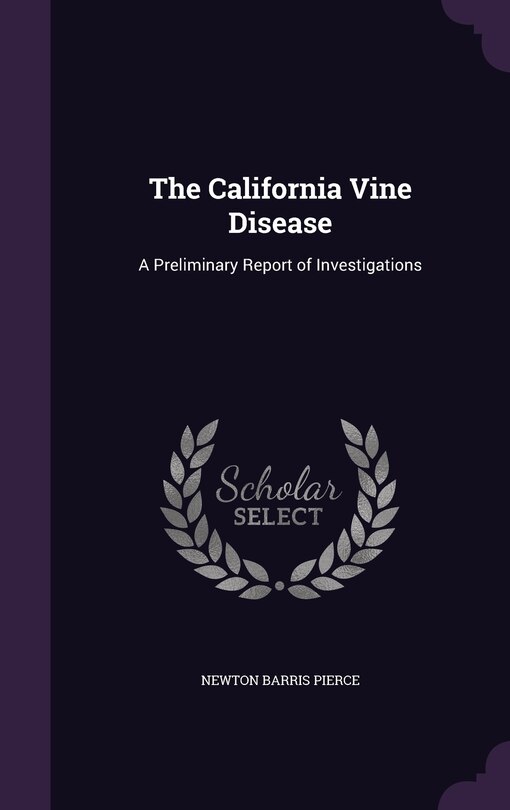 Front cover_The California Vine Disease