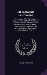 Front cover_Bibliographia Lincolniana