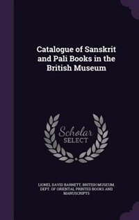 Couverture_Catalogue of Sanskrit and Pali Books in the British Museum