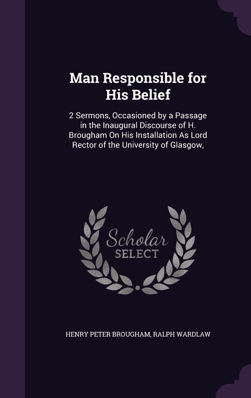 Front cover_Man Responsible for His Belief