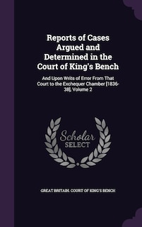 Front cover_Reports of Cases Argued and Determined in the Court of King's Bench