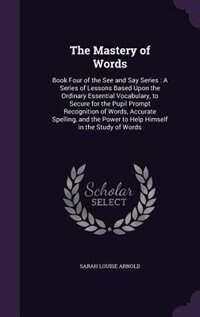 Front cover_The Mastery of Words