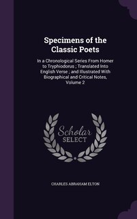 Couverture_Specimens of the Classic Poets