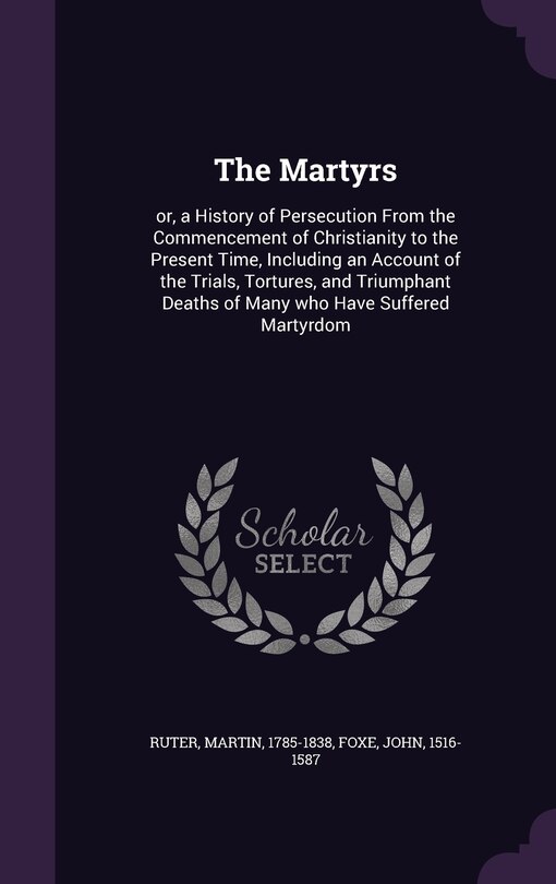 Front cover_The Martyrs