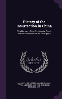 Front cover_History of the Insurrection in China