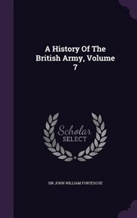 Couverture_A History Of The British Army, Volume 7
