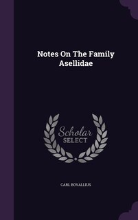 Front cover_Notes On The Family Asellidae