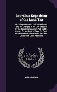 Front cover_Bourdin's Exposition of the Land Tax