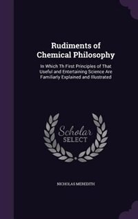 Couverture_Rudiments of Chemical Philosophy