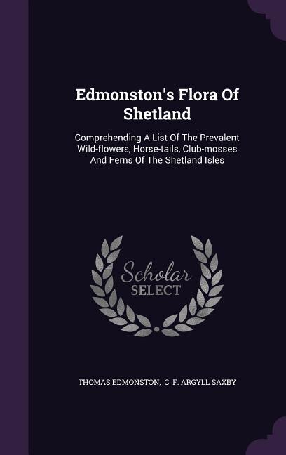 Couverture_Edmonston's Flora Of Shetland