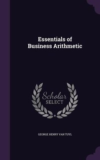 Front cover_Essentials of Business Arithmetic