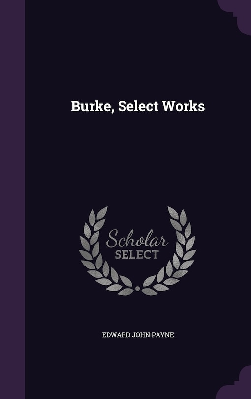 Front cover_Burke, Select Works