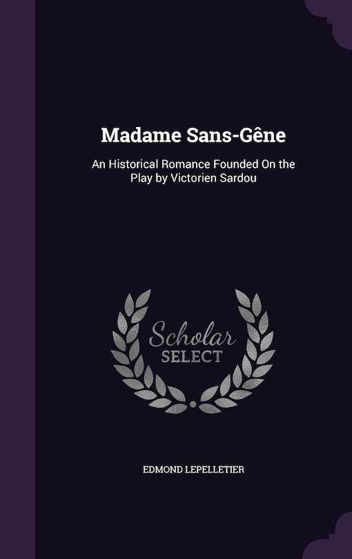 Front cover_Madame Sans-Gêne
