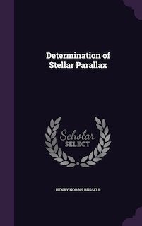 Front cover_Determination of Stellar Parallax