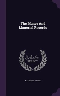 Couverture_The Manor And Manorial Records