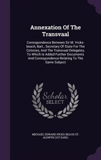 Couverture_Annexation Of The Transvaal