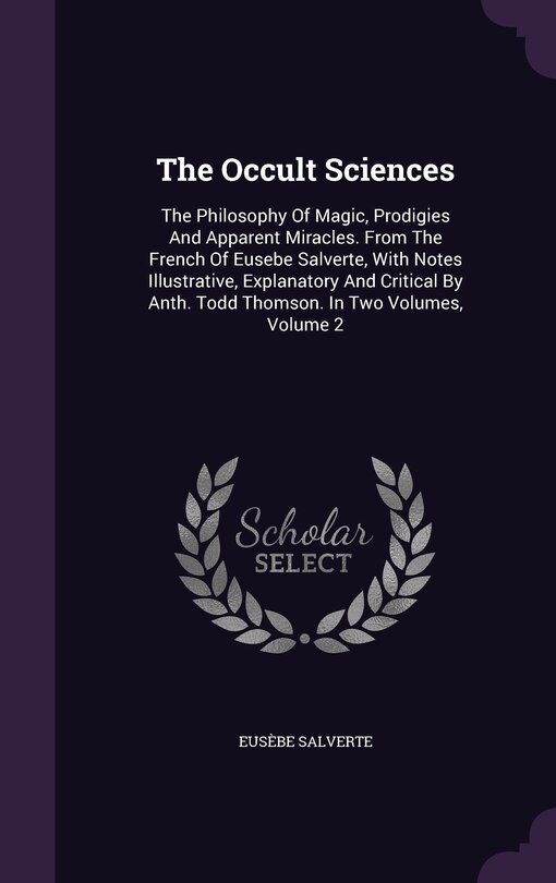 Front cover_The Occult Sciences