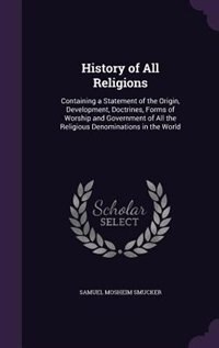 Couverture_History of All Religions