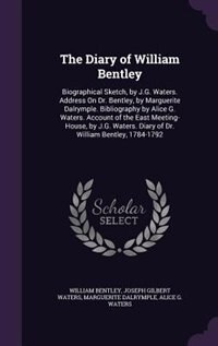 Couverture_The Diary of William Bentley