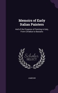 Couverture_Memoirs of Early Italian Painters