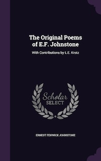 Couverture_The Original Poems of E.F. Johnstone