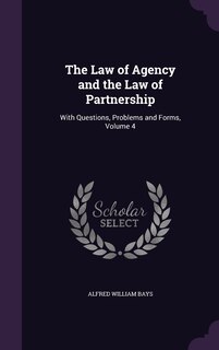 Front cover_The Law of Agency and the Law of Partnership