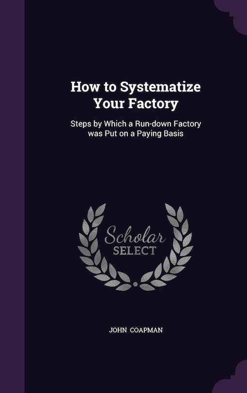 Couverture_How to Systematize Your Factory