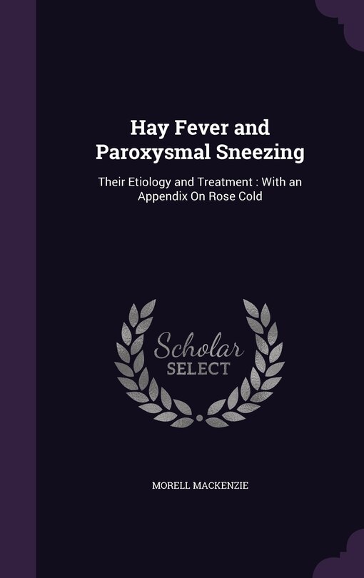 Front cover_Hay Fever and Paroxysmal Sneezing