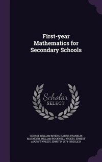 Front cover_First-year Mathematics for Secondary Schools