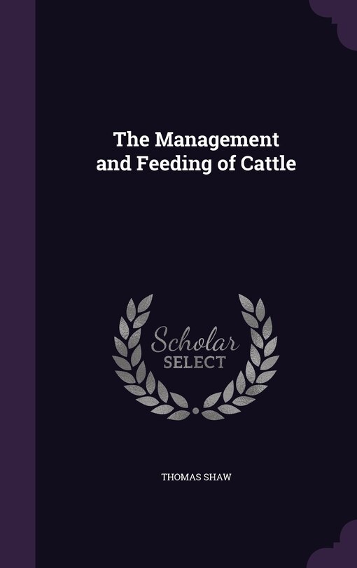 Couverture_The Management and Feeding of Cattle