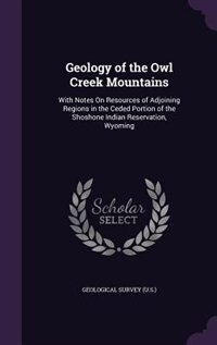 Couverture_Geology of the Owl Creek Mountains