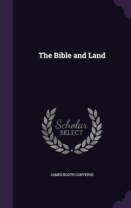 Front cover_The Bible and Land