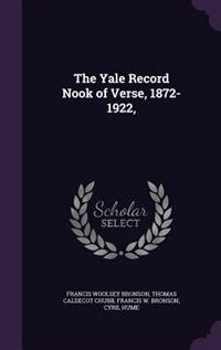 Couverture_The Yale Record Nook of Verse, 1872-1922,