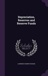 Front cover_Depreciation, Reserves and Reserve Funds
