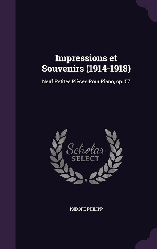 Couverture_Impressions et Souvenirs (1914-1918)