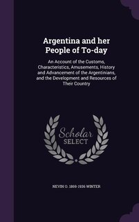 Couverture_Argentina and her People of To-day